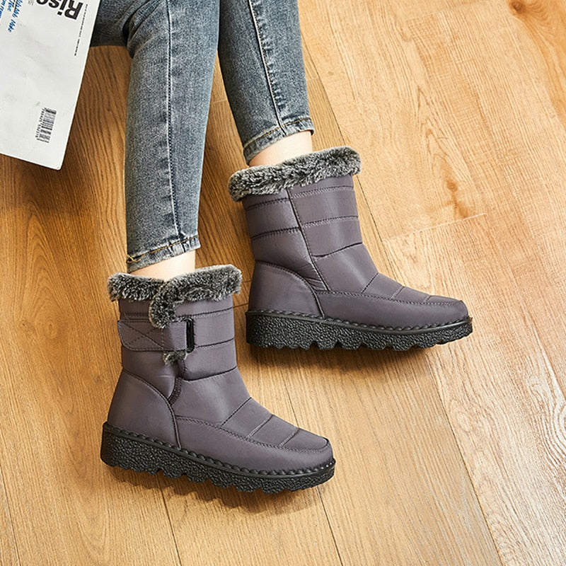 Komfortabel – Damen Winterschuhe – Atmungsaktiv & Gefüttert für Kalte Tage