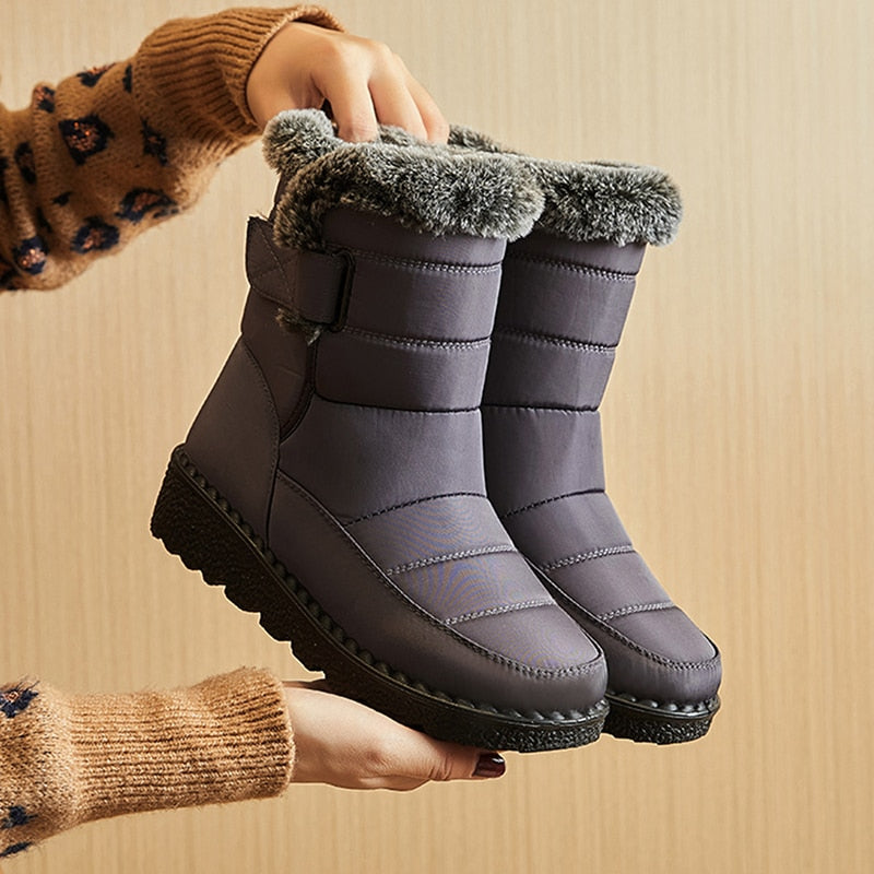 Komfortabel – Damen Winterschuhe – Atmungsaktiv & Gefüttert für Kalte Tage