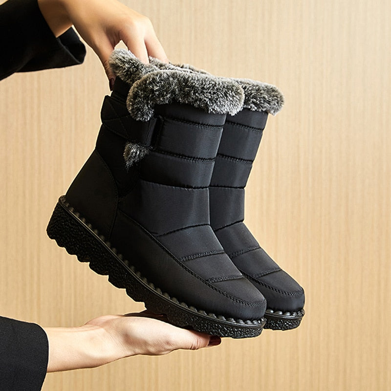 Komfortabel – Damen Winterschuhe – Atmungsaktiv & Gefüttert für Kalte Tage 0