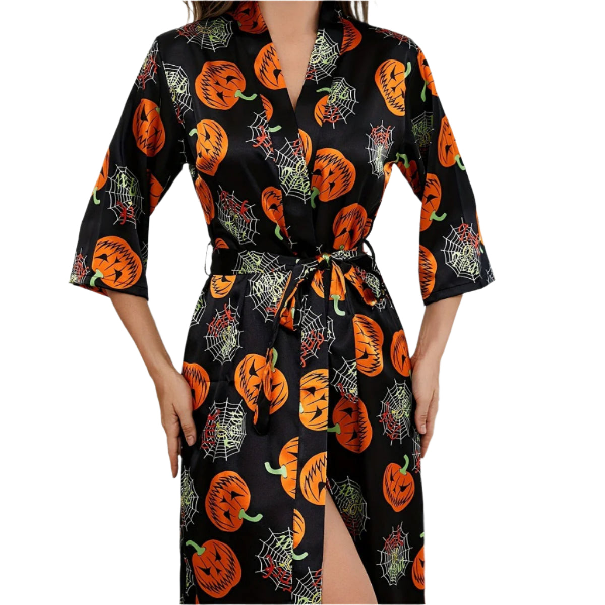 Kürbis-Robe – Verspielt & Bequem – Ideal für Halloween-Feiern 0