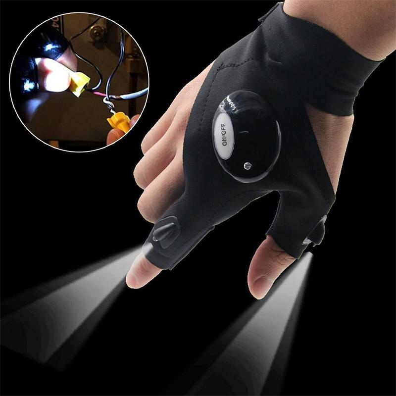 LED-Handschuhe – Wasserdicht & Praktisch – Optimal für Handwerker und Outdoor-Aktivitäten