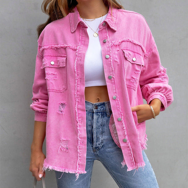 Lamella – Jeansjacke Damen – Stilvoll in Farben und Entspannte Passform