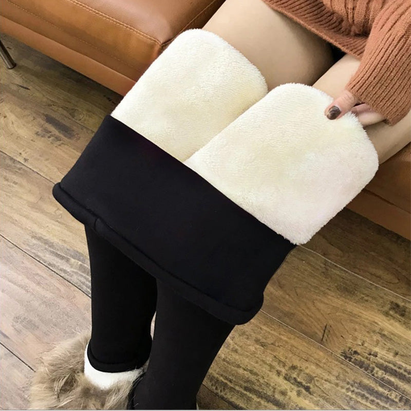 Lammfell – Winterleggings Damen – Hoher Komfort & Wärme für kalte Tage