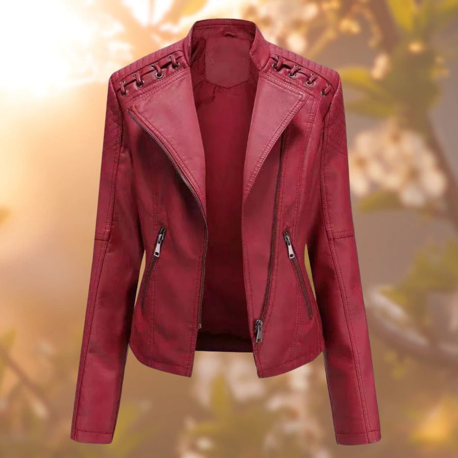 Lana – Damen Lederjacke – Stilvoll & Zeitlos in Schwarz