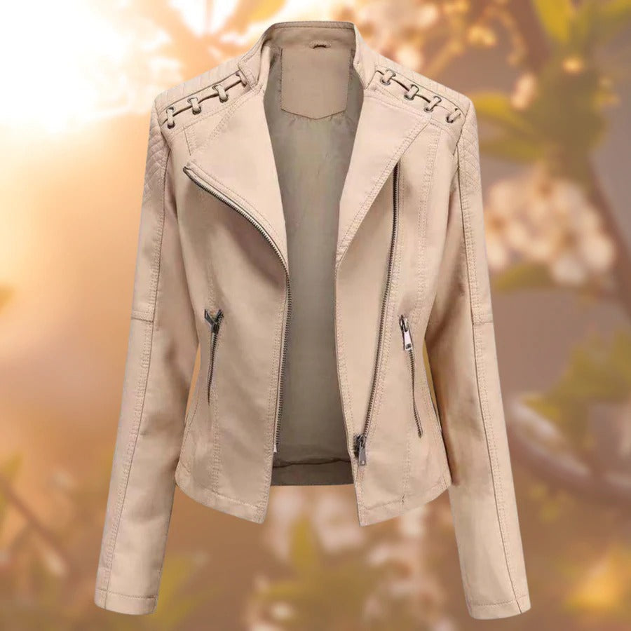 Lana – Damen Lederjacke – Stilvoll & Zeitlos in Schwarz