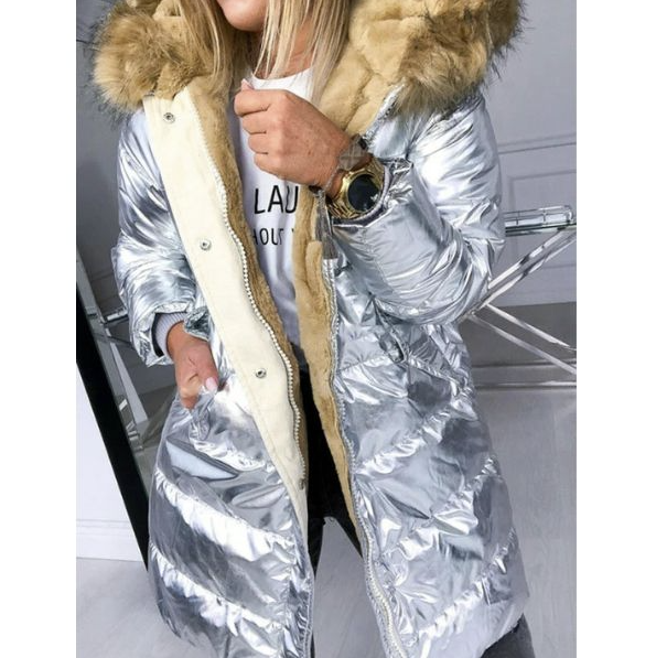 Lange Winterdoudoune für Damen – Stilvoll & Warm