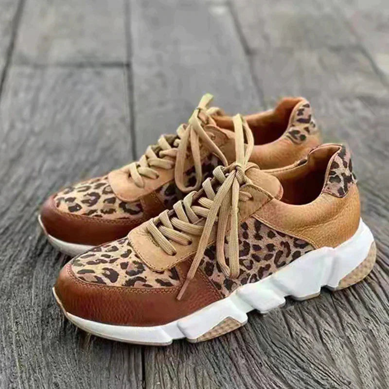 Lässige Leoparden-Sneakers für Damen – Stilvoll & Bequem