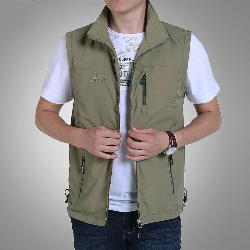 Lässige Outdoor-Weste für Herren – Vielseitig & Atmungsaktiv