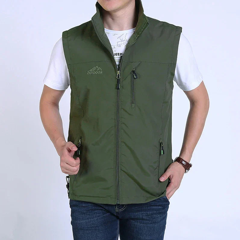 Lässige Outdoor-Weste für Herren – Vielseitig & Atmungsaktiv