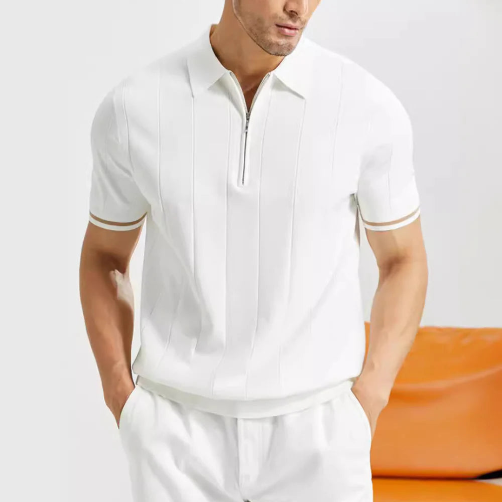 Laurel – Poloshirt Herren – Klassisch mit Modernem Reißverschluss 4
