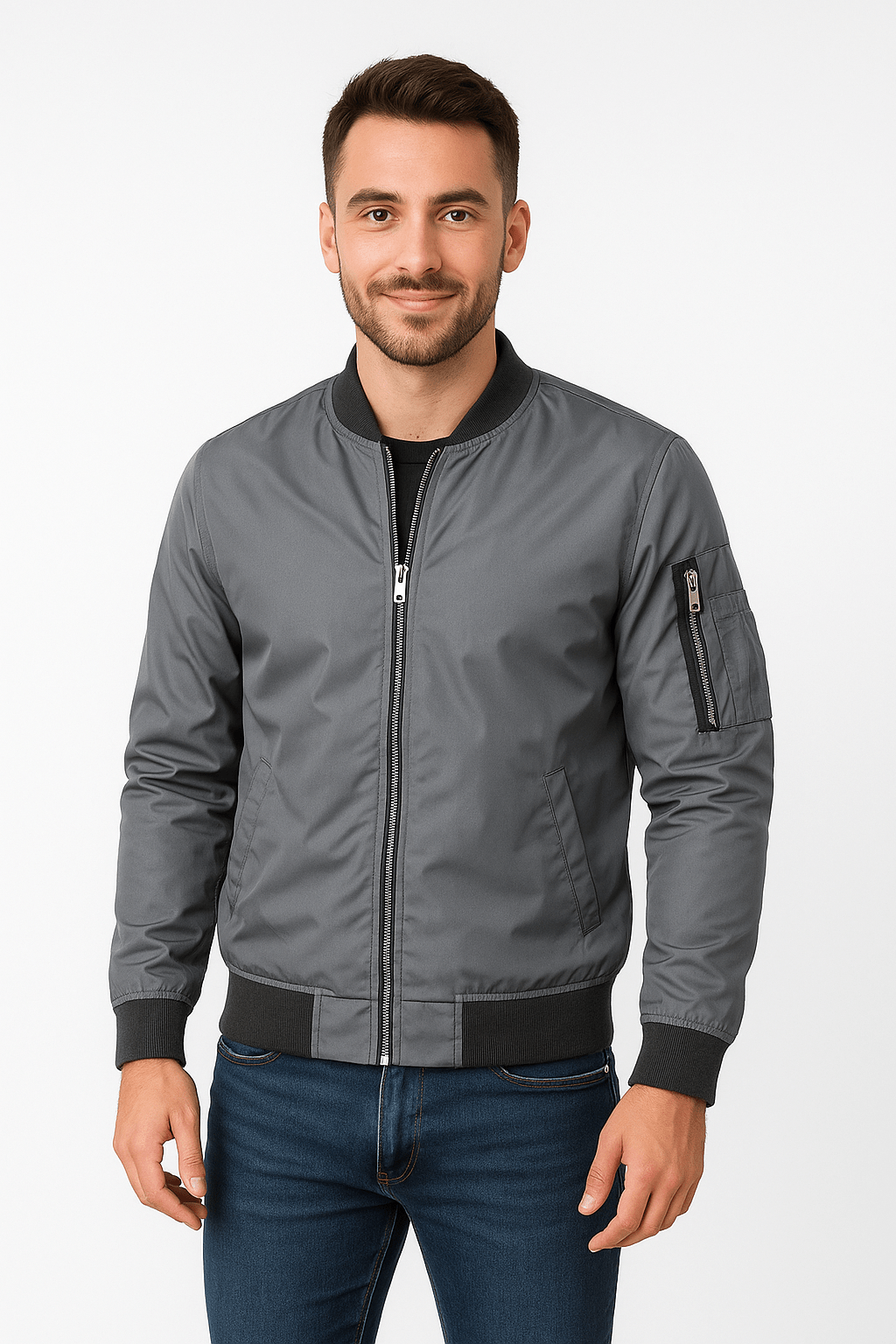 Leichte Bomberjacke für Herren – Stilvoller Schnitt – Bequem und vielseitig