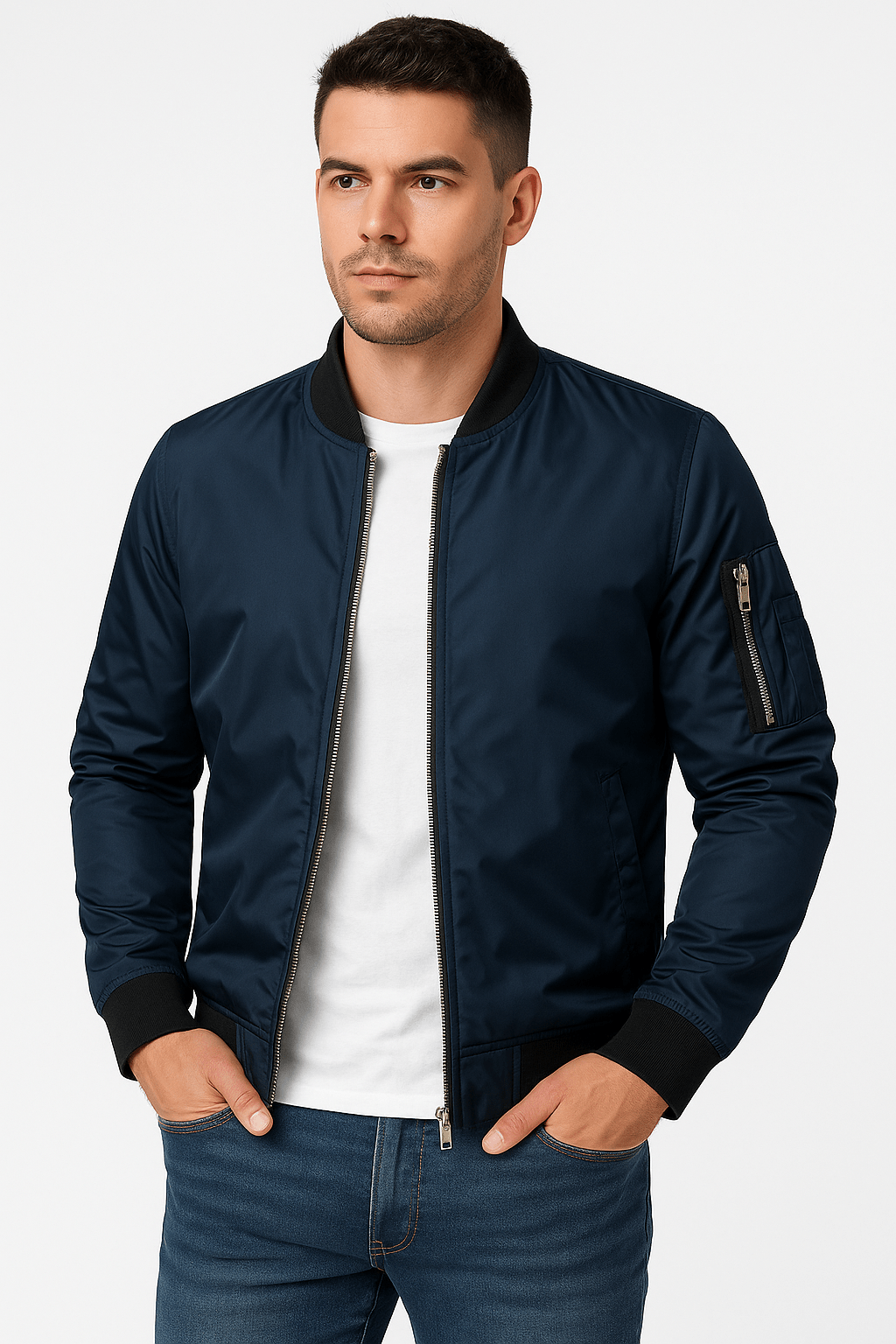 Leichte Bomberjacke für Herren – Stilvoller Schnitt – Bequem und vielseitig