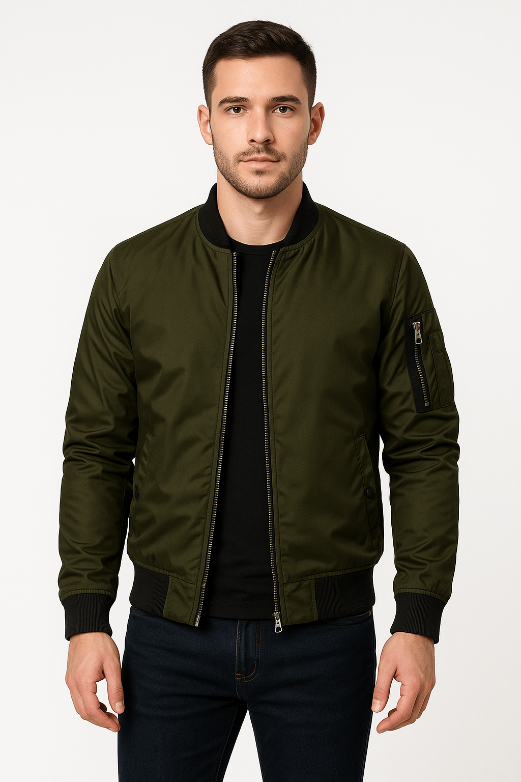 Leichte Bomberjacke für Herren – Stilvoller Schnitt – Bequem und vielseitig