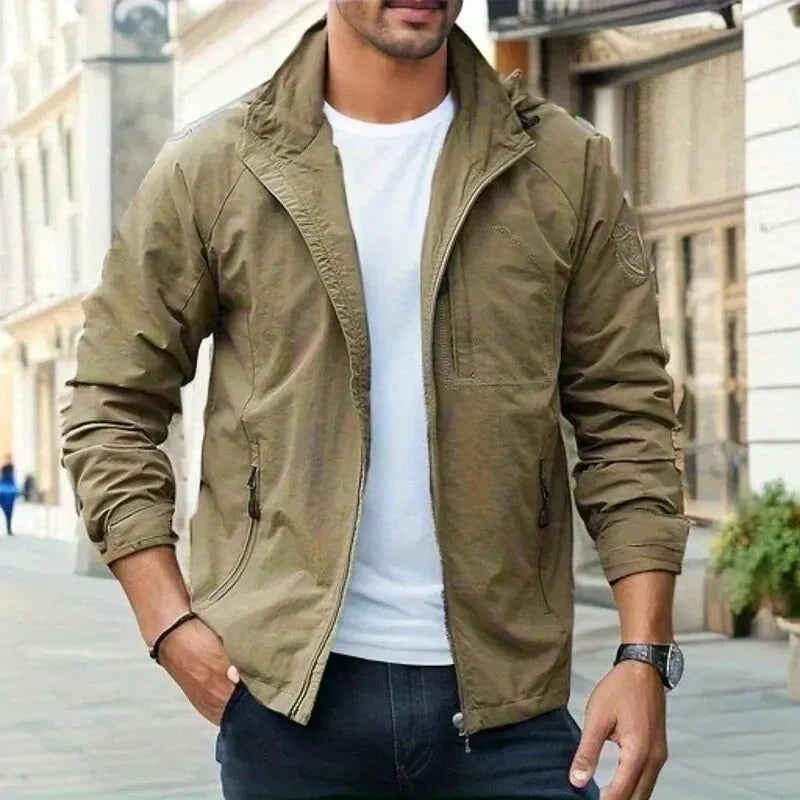 Leichte Übergangsjacke für Herren – Stilvoll & Bequem