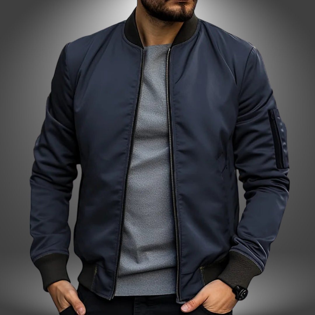Leichte Übergangsjacke für Herren – Stilvoll & Wetterfest 0