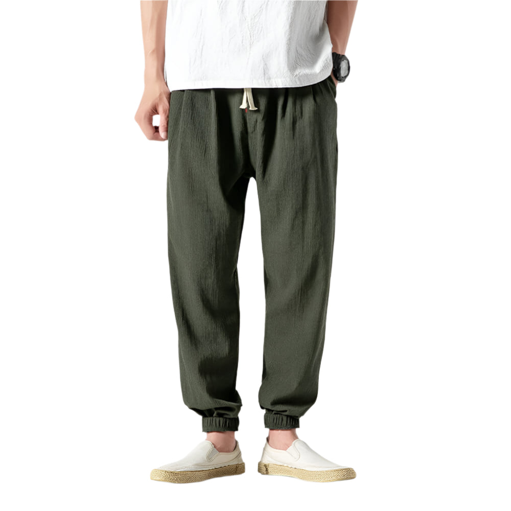 Leinen Hose Herren – Leichte Komforthose – Atmungsaktiv & Bequem 0