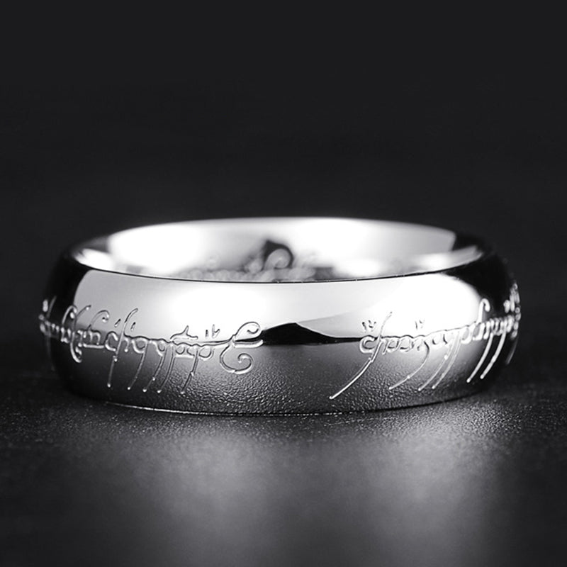 Leuchtender Ring – Magisches Design mit Glücksrunen – Für Eleganz und Positivität