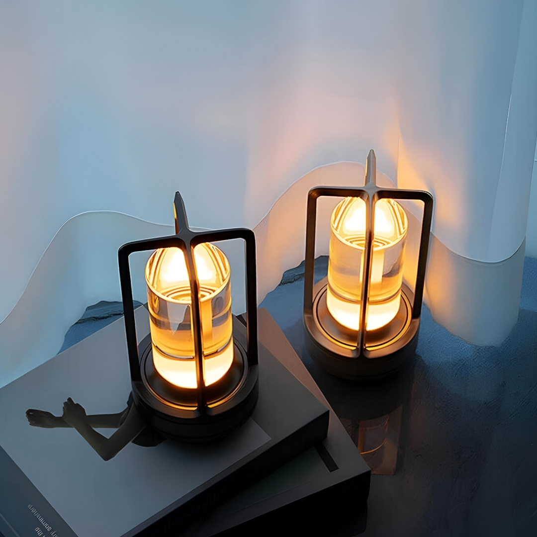 Liora – Kabellose Design-Tischlampe, dimmbar & wasserfest