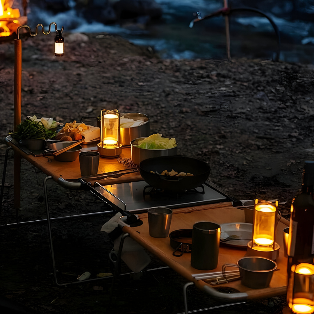 Liora – Kabellose Design-Tischlampe, dimmbar & wasserfest