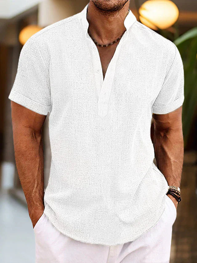 Luke – Herren Poloshirt mit V-Ausschnitt – Bequem & Stilvoll