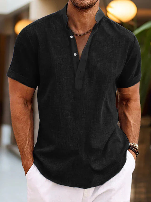 Luke – Herren Poloshirt mit V-Ausschnitt – Bequem & Stilvoll