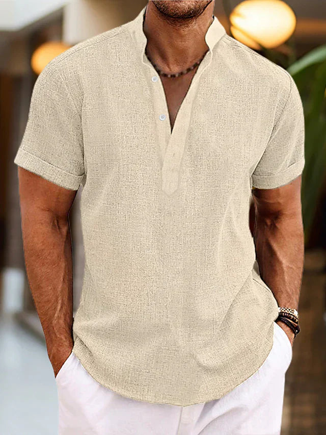 Luke – Herren Poloshirt mit V-Ausschnitt – Bequem & Stilvoll