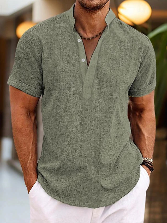 Luke – Herren Poloshirt mit V-Ausschnitt – Bequem & Stilvoll