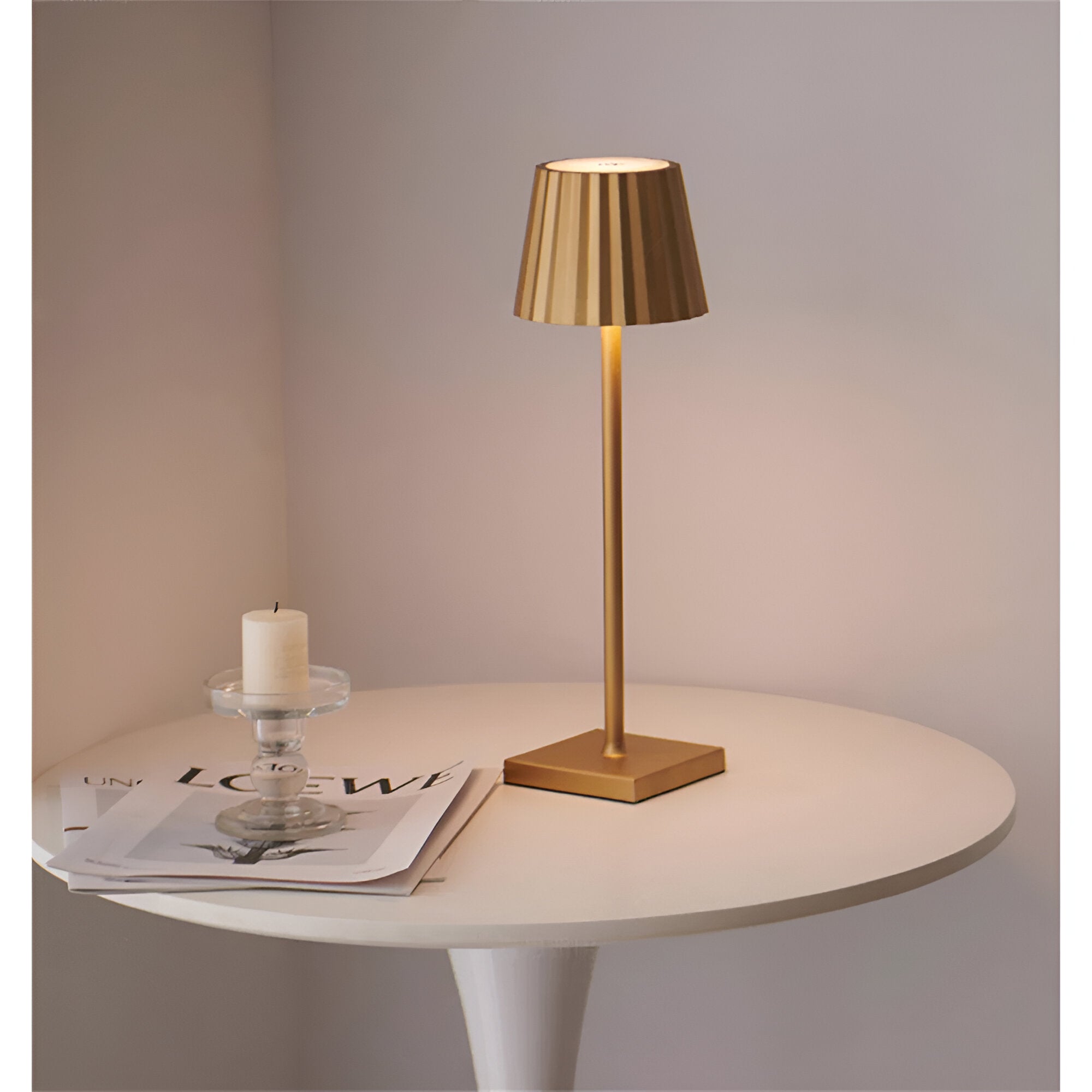 Lumina – Kabellose LED-Tischlampe mit Touchfunktion & Akku