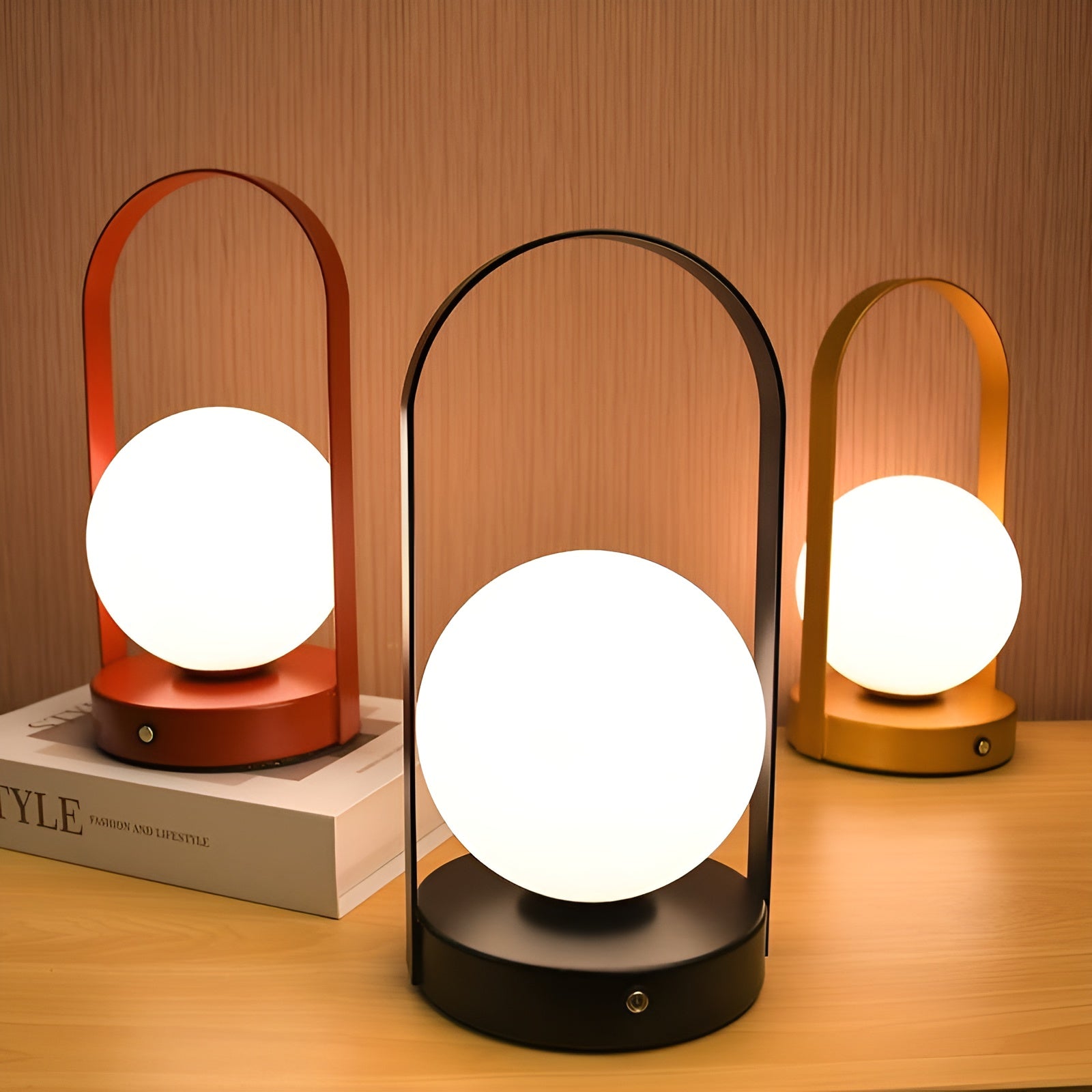 LumoSphere – Kabellose LED-Kugellampe mit Touch-Steuerung