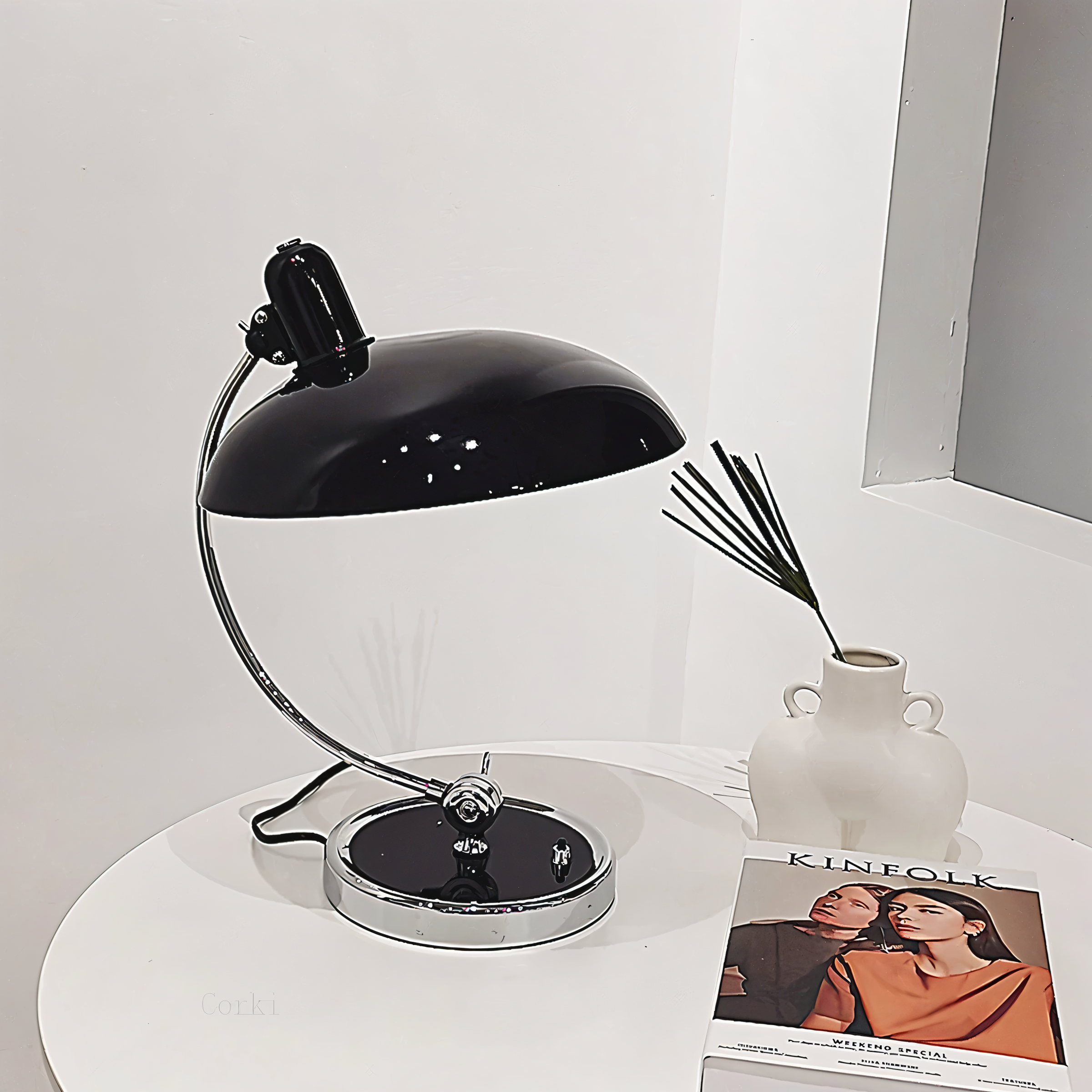 Lunera – Verstellbare Tischlampe im Vintage-Stil aus Eisen