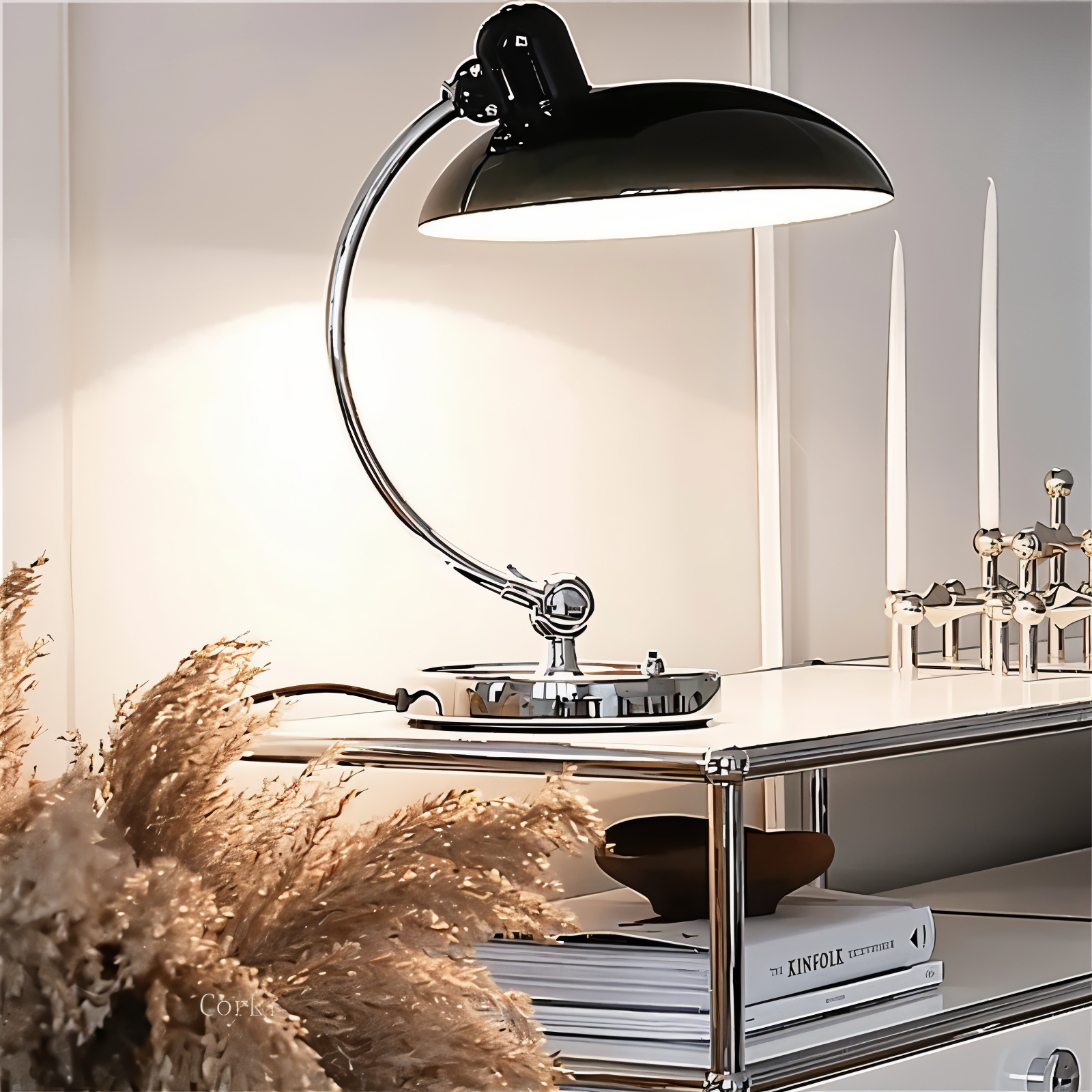 Lunera – Verstellbare Tischlampe im Vintage-Stil aus Eisen