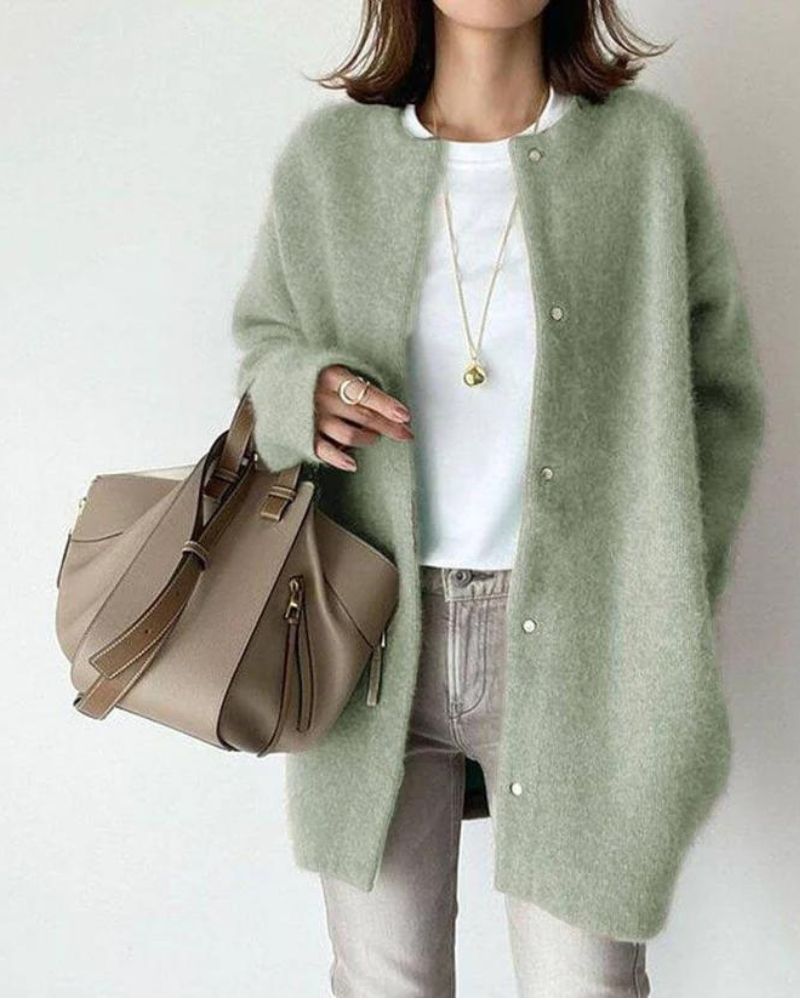Luxuriöse Strickjacke für Frauen – Eleganz & Komfort vereint