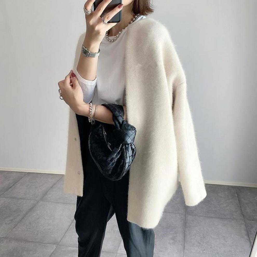 Luxuriöse Strickjacke für Frauen – Eleganz & Komfort vereint