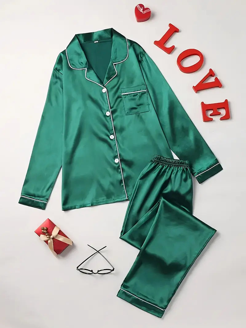 Luxuriöses Pyjama-Set für Damen – Bequem & Elegant