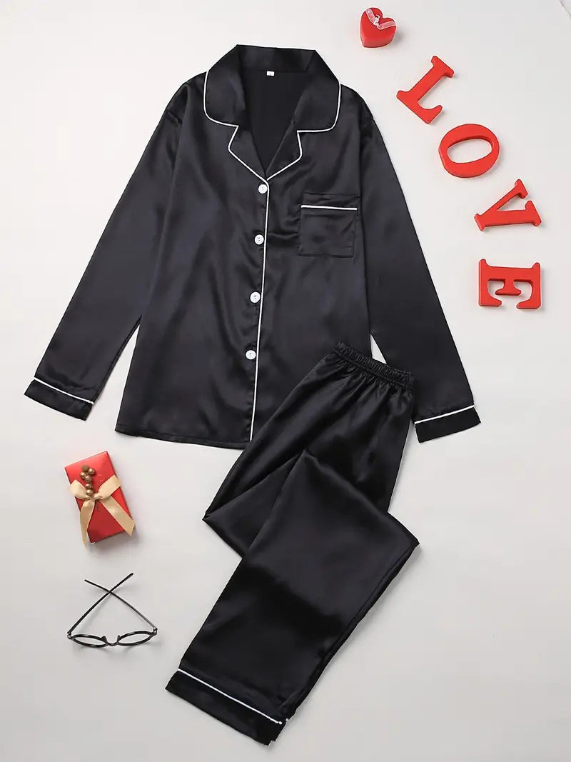 Luxuriöses Pyjama-Set für Damen – Bequem & Elegant