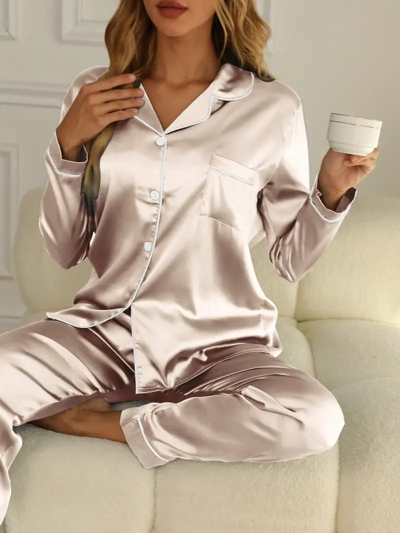 Luxuriöses Pyjama-Set für Damen – Bequem & Elegant