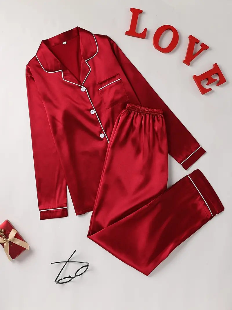 Luxuriöses Pyjama-Set für Damen – Bequem & Elegant