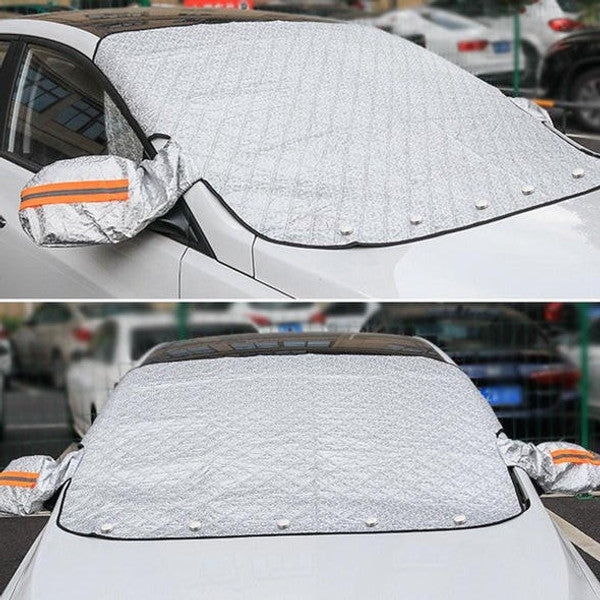 Magnetische Frostschutzabdeckung – Robuste & Platzsparende Winterlösung – Für PKWs, Vans und SUVs