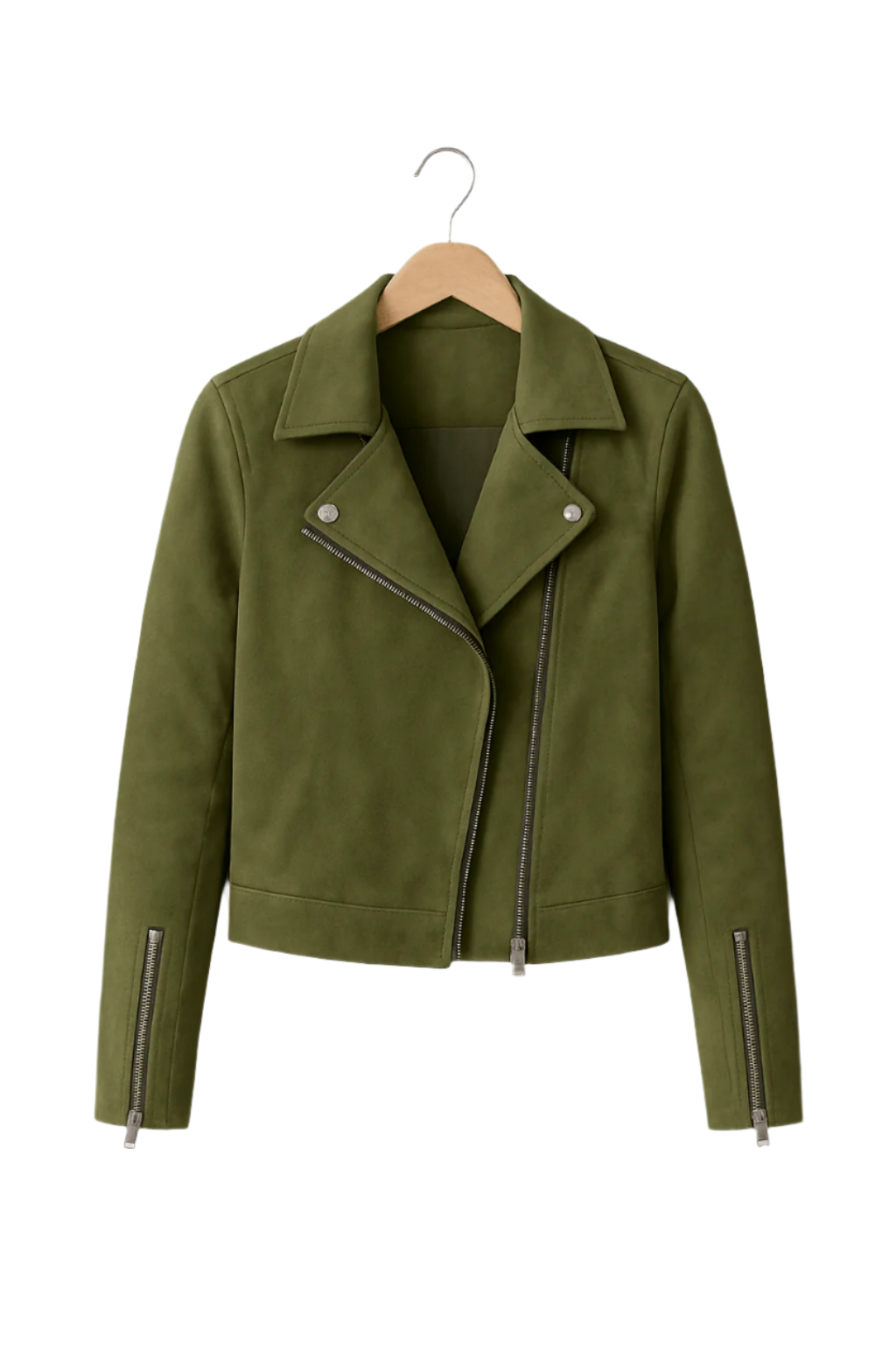 Matilda – Bikerjacke Damen – Eleganter Wildleder-Look für Stil und Komfort