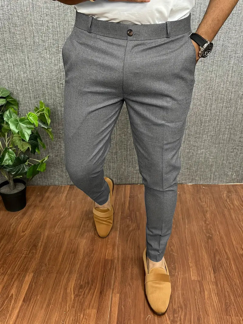 Moderne Herren Hose – Schmaler Schnitt – Stilvoll & Komfortabel