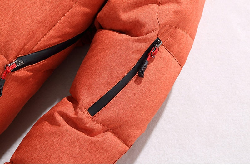 Moderne Herren Winterjacke – Winddicht & Wasserabweisend – Stilvoller Schutz für Kaltes Wetter 2