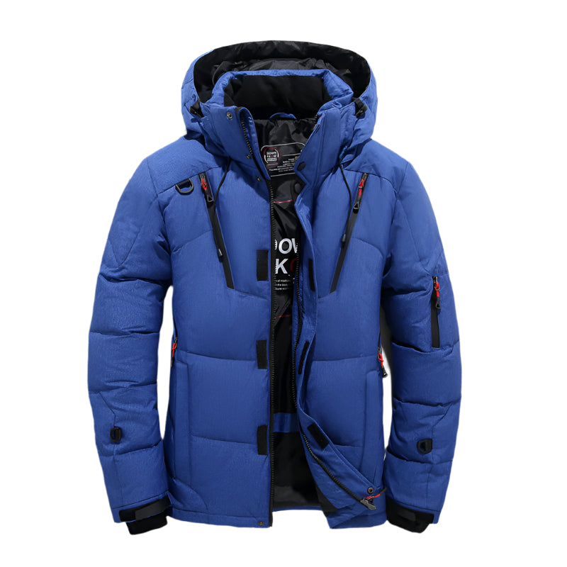Moderne Herren Winterjacke – Winddicht & Wasserabweisend – Stilvoller Schutz für Kaltes Wetter 3