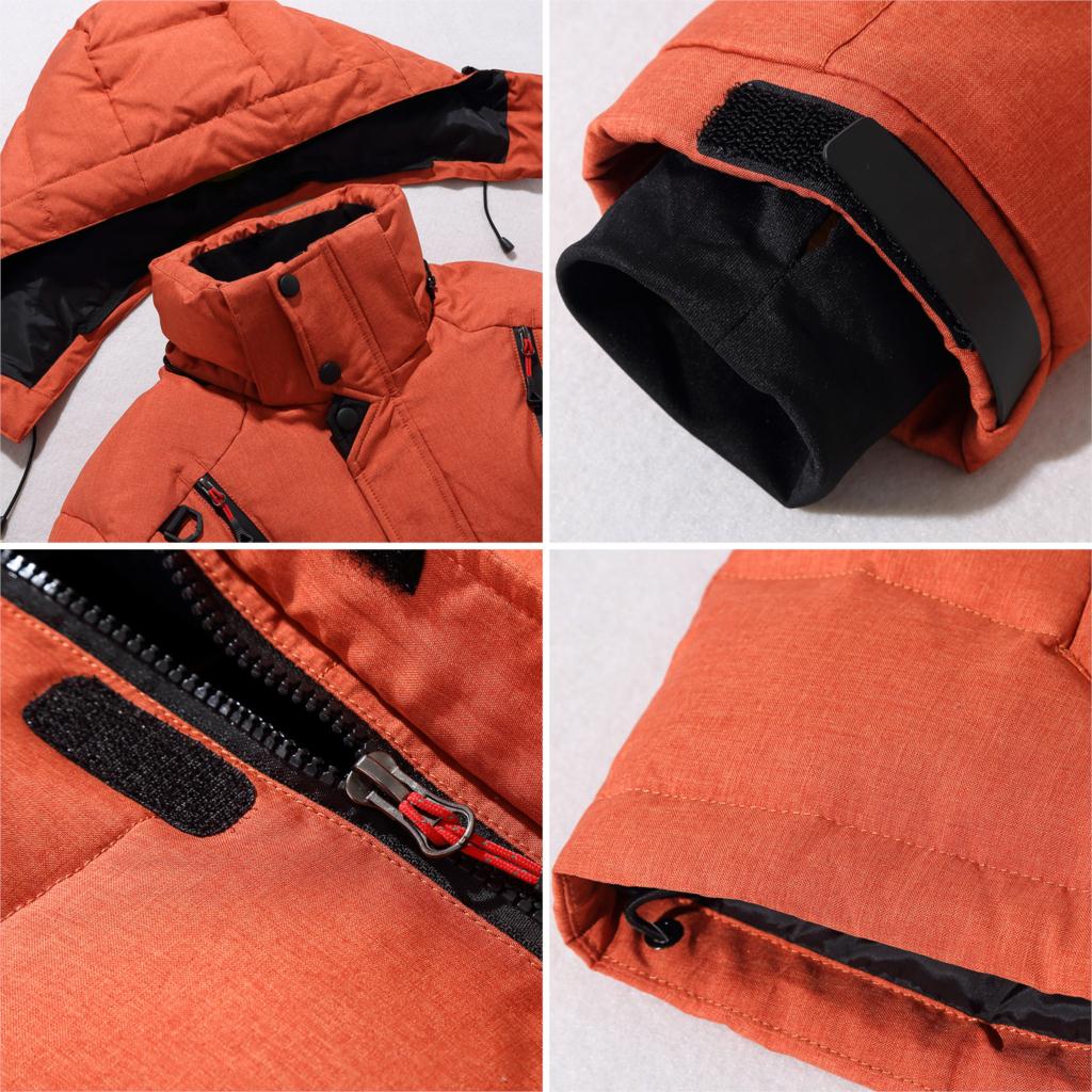 Moderne Herren Winterjacke – Winddicht & Wasserabweisend – Stilvoller Schutz für Kaltes Wetter 4