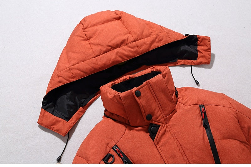 Moderne Herren Winterjacke – Winddicht & Wasserabweisend – Stilvoller Schutz für Kaltes Wetter 7