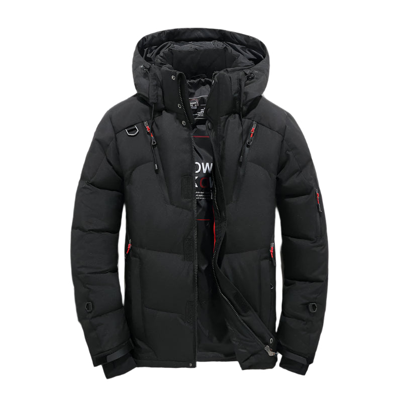 Moderne Herren Winterjacke – Winddicht & Wasserabweisend – Stilvoller Schutz für Kaltes Wetter 0