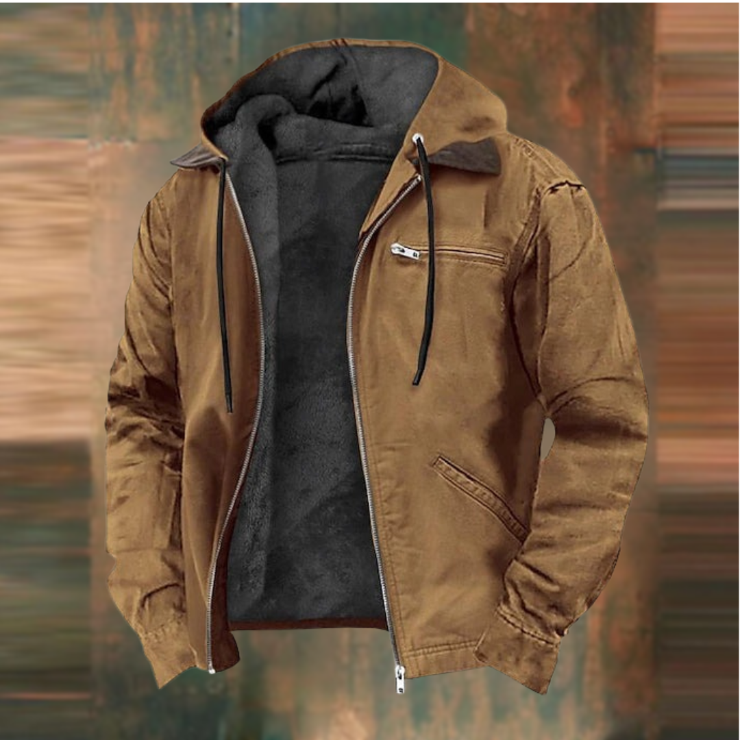 Moderne Kapuzenjacke für Herren – Stylisch & Funktional für Kaltes Wetter 0