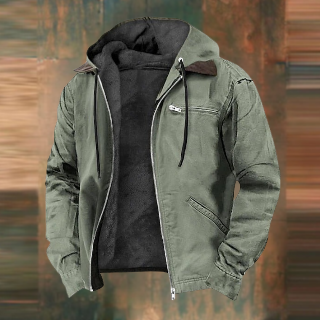 Moderne Kapuzenjacke für Herren – Stylisch & Funktional für Kaltes Wetter 1