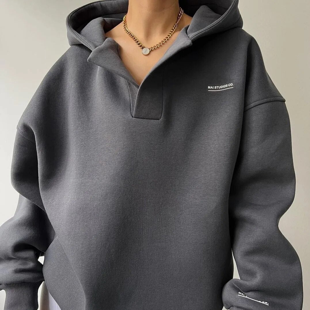 Moderner Kapuzenpullover für Damen – Warm & Stilvoll für den Winter