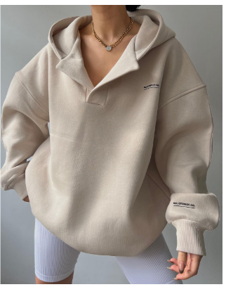 Moderner Kapuzenpullover für Damen – Warm & Stilvoll für den Winter