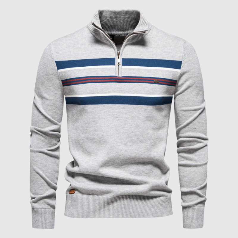 Moderno – Herrenpullover mit Reißverschluss – Modernes Design & Vielseitig